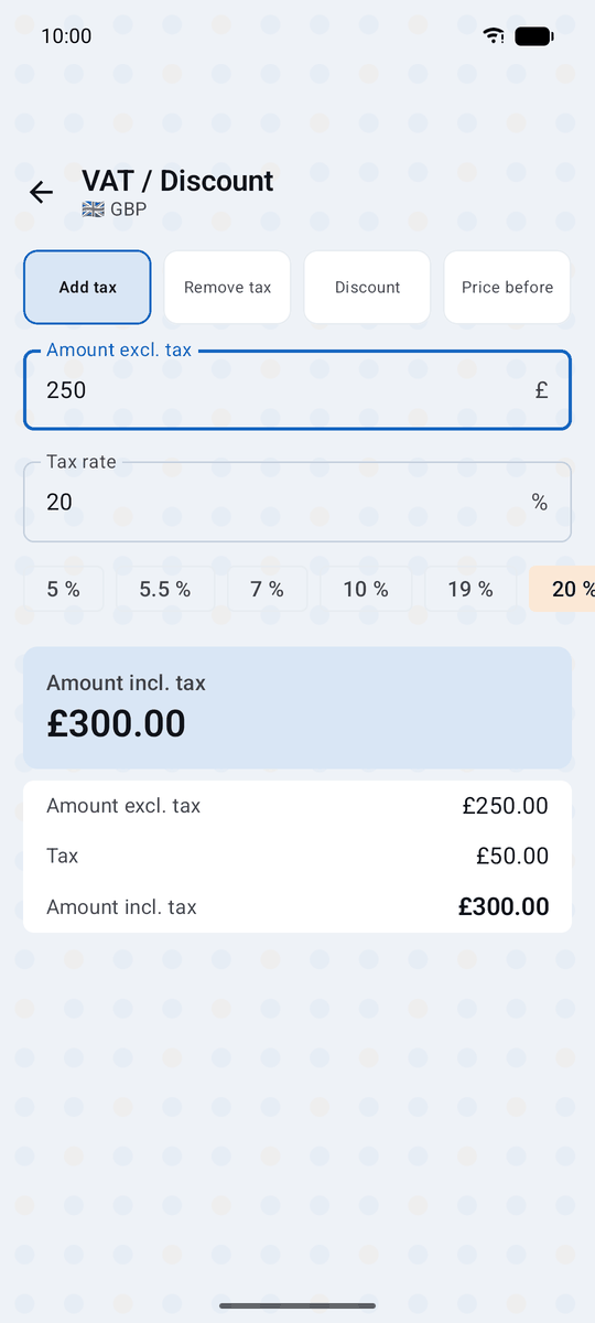 Screenshot of the Calqira app: Build City